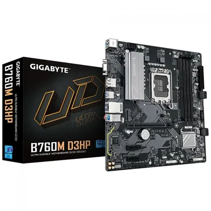 Placa Mãe GIGABYTE B760M D3HP, LGA 1700, DDR5, Micro ATX, 9MB76M3HP-00-G10