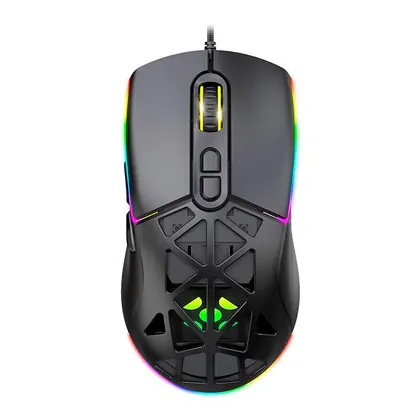 Mouse Gamer Fortrek Striker, RGB, 12800PI, 7 Botoes, Preto, 85978