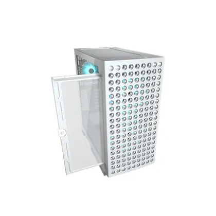 Gabinete Gamer Cougar Air Face ECO RGB, Mid Tower, Lateral de Vidro Temperado, 7 fans, White- 385YA20.0002