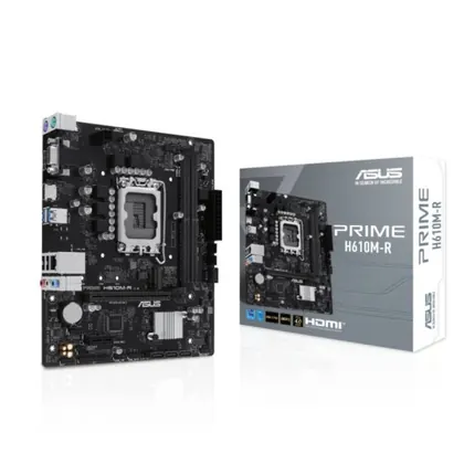 Placa Mãe Asus Prime H610M-R LGA 1700 2xDDR5 Chipset Intel H610 mATX