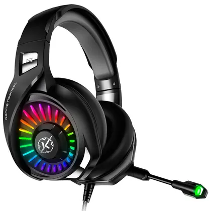FONE HEADSET GAMER KALKAN MODI RGB USB PRETO KLK00024