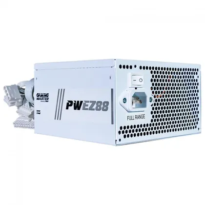 Fonte K-MEX PWEZ8898F, 500W, 80 Plus, PFC Ativo, ATX, Branco