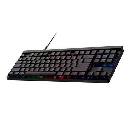 TECLADO MECANICO GAMER LOGITECH G515 TKL RGB SWITCH GL BROWN TACTILE PRETO 920-012868