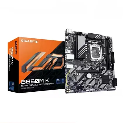 Placa Mãe Gigabyte B860M-K, LGA 1851, DDR5, mATX, 9MB86MK-00-G10