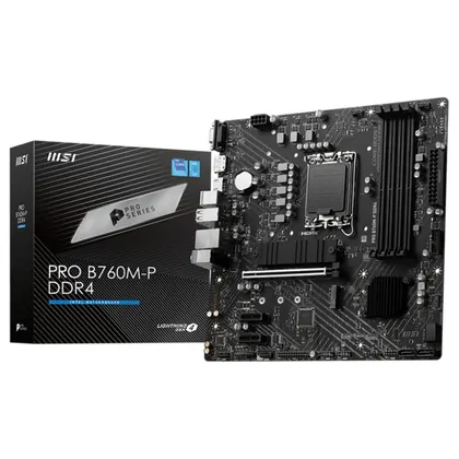 Placa Mãe MSI PRO B760M-P DDR4,Intel LGA 1700, mATX, DDR4