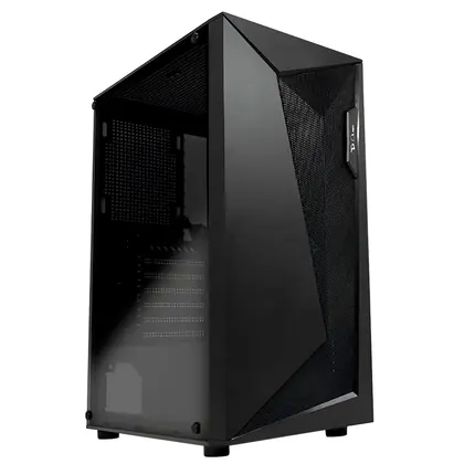 GABINETE GAMER MICRO SEM FAN SEM FONTE DUEX ATX DX305M PRETO