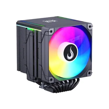Cooler para Processador Rise Mode Temp 8 Black ARGB AMD Intel 120mm Preto RM-ACT8-ARGB-B