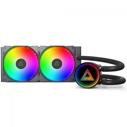 Water Cooler Montech LightFlow ARGB, 240mm, Intel-AMD, Preto