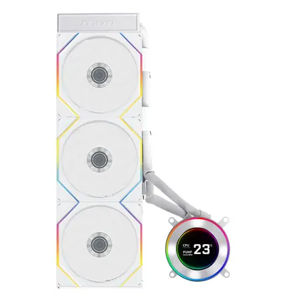 WATER COOLER LIAN LI HYDROSHIFT II LCD-C C360TL 360MM AMD/INTEL COM DISPLAY BRANCO GHS2LCD36TW