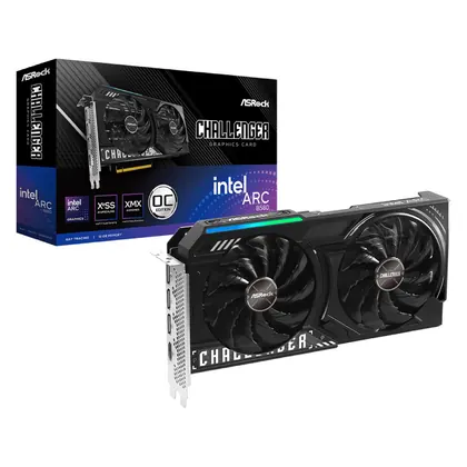 Placa de Vídeo AsRock Intel Arc B580 Challenger OC 12GB GDDR6 192bits - 90-GA5LZZ-00UANF