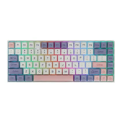 Teclado Mecanico Epomaker EP84 Plus, ARGB, Switch Wisteria, Lilac, EP84PLUS-LL-WS