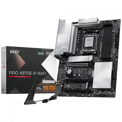 Placa Mãe MSI PRO X870E-P WiFi, Chipset X870E, AMD AM5, ATX, DDR5, PRO X870E-P WIFI