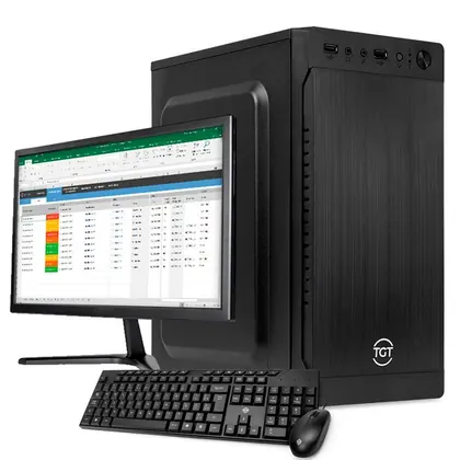 Computador Home Essential S, Intel Core i7, 8GB DE RAM, SSD 240GB, Completo com Monitor e Periféricos