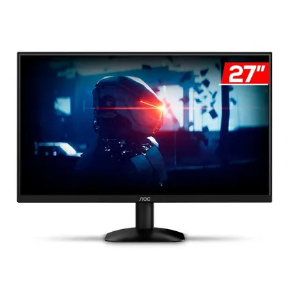 Monitor Gamer AOC 27B35H, 27 Pol, IPS, FHD, 1ms, 120Hz, Adaptive-Sync, HDMI/VGA, 27B35H