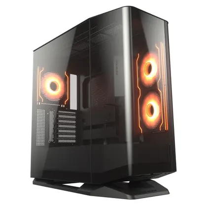 Gabinete Gamer Cougar, FV270, RGB, Lateral de Vidro, Mid-Tower, 4x Fans, Black - 3858M60.0005