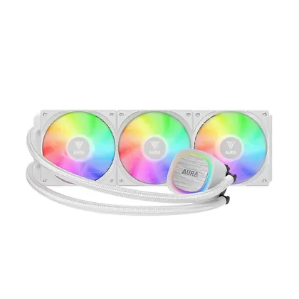 WATER COOLER GAMDIAS AURA GL 360 V2 WH ARGB 360MM AMD/INTEL BRANCO