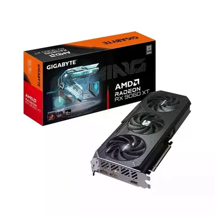 Placa de Vídeo Gigabyte Radeon RX 9060 XT Gaming OC, 16GB, GV-R9060XTGAMING OC-16GD