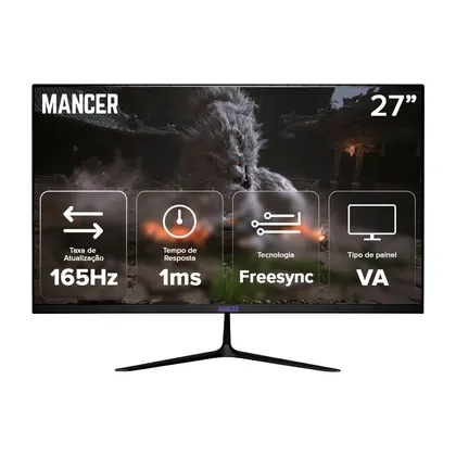 Monitor Gamer Mancer Horizon Z PRO, 27 Pol. VA, FHD, 1ms, 165Hz, FreeSync, HDMI/DP, MCR-HZNP27-BL01