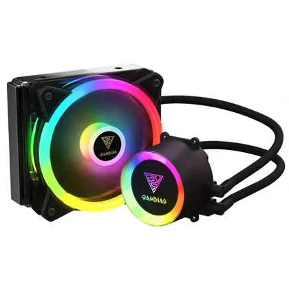 WATER COOLER GAMDIAS CHIONE E2 ARGB 120MM AMD/INTEL E2-120 LITE 2 PRETO