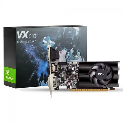 PLACA DE VIDEO VX PRO GEFORCE G210 1GB DDR3 64 BITS G210LP-1GD3 HDMI/VGA/DVI