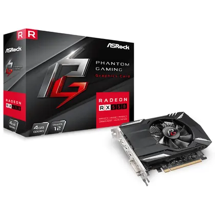 Placa de Vídeo ASRock RX 550 Phantom Gaming 4GB GDDR5 128bits- 90-GA07ZZ-00UANF