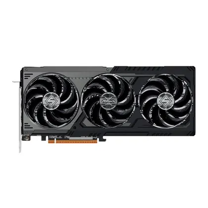 Placa de Video AsRock Radeon RX 9070 XT Steel Legend Dark, 16GB, GDDR6, 256-bit, 90-GA5VZZ-00UANF
