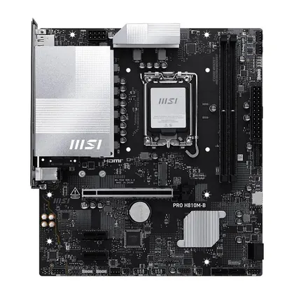 Placa Mae MSI Pro H810M-B, DDR5, Socket LGA 1851, M-ATX, Chipset Intel H810, H810M-B