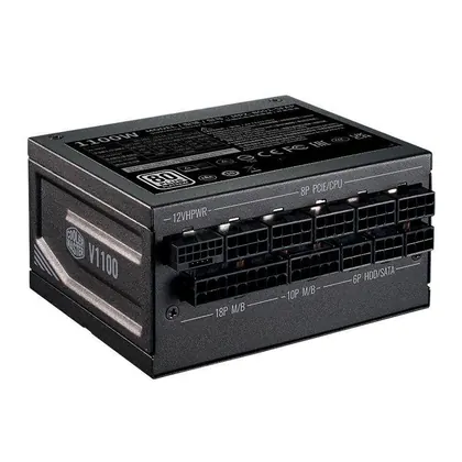 Fonte Cooler Master V 1100 SFX, 1100W, Full Modular, 80 Plus Platinum, PCIE 5.0, PFC Ativo, MPZ-B001-SFAP-BWO