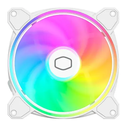 FAN 140MM MASTERFAN MF140 HALO 2 ARGB BRANCO COOLER MASTER MFL-B4DW-16NP2-R2