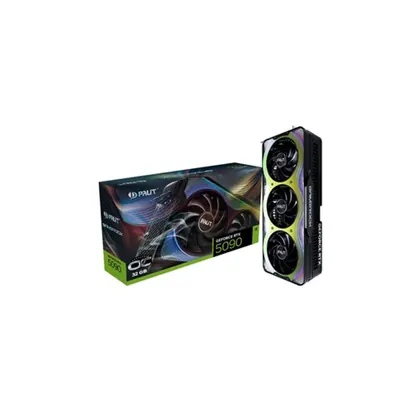 Placa de Video GeForce NVIDIA PALIT RTX5090 32GB GAMEROCK OC GDDR7 NE75090S19R5-GB2020G