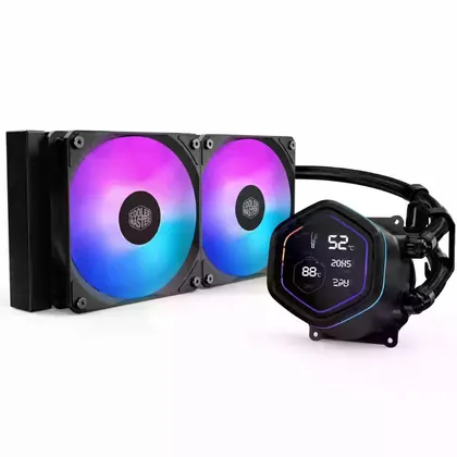 Water Cooler Cooler Master Core NEX 240, 240mm, ARGB, Preto, MLX-D24M-A18PA-R1