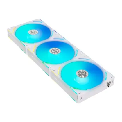 KIT 3 FAN 120MM LIAN LI UNI FAN AL120 RGB BRANCO UF-AL120V2-3W