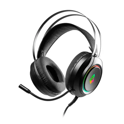 Headset Gamer Mancer Crater, RGB, Drivers 50mm, Preto, MCR-CRT-RGB01
