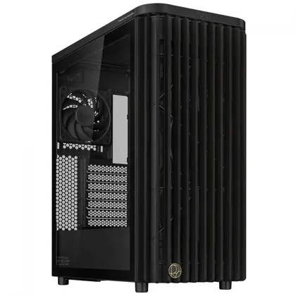 Gabinete Asus ProArt PA401 Wood Edition, Mid Tower, Vidro Temperado, ATX, Sem Fonte, Com 3 Fans