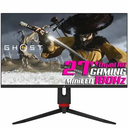 Monitor Gamer SuperFrame Wing, 27 Pol, Quad HD, MiniLED, 180Hz, FreeSync/G-Sync, SFWGFB-27180-QHD