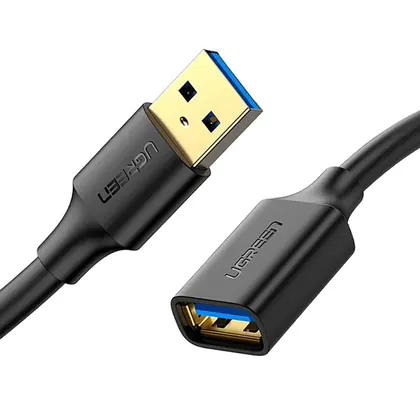 CABO EXTENSOR USB 3.0 AM/AF 2M 5GBPS PRETO US129 UGREEN - 10373