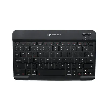 Teclado Mini C3Tech K-BT40BK Bluetooth Até 10m Preto