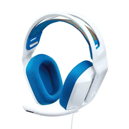 FONE HEADSET GAMER G335 3.5MM LOGITECH BRANCO 981-001017