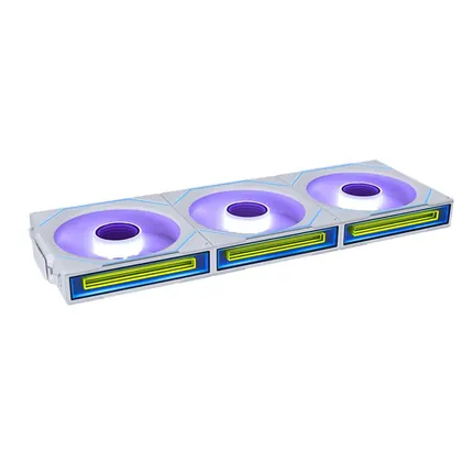 KIT 3 FAN 120MM LIAN LI UNI FAN SL-INF WIRELESS ARGB BRANCO 12SLIN1W3W