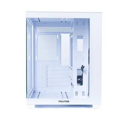 GABINETE GAMER MICRO ATX SEM FAN SEM FONTE ROUND5 BLAST WHITE R5-BLAST-W-2188