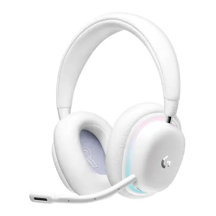 FONE HEADSET GAMER SEM FIO G735 AURORA RGB LIGHTSPEED BRANCO 981-001082