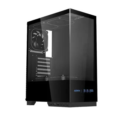 GABINETE GAMER MID TOWER SEM FAN SEM FONTE GAB130 ARCH V1SION PRETO AERION