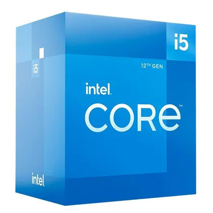 Processador Intel Core i5 12400F 2.5GHz (4.4GHz Turbo), 12ª Geração, 6-Cores 12-Threads, LGA 1700, BX8071512400F
