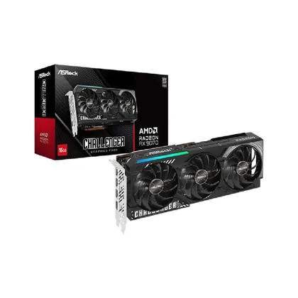 Placa de Vídeo ASRock RX 9070 16GB 256bits - 90-GA5NZZ-00UANF