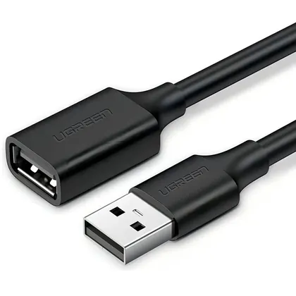 CABO EXTENSOR USB 2.0 AM/AF 2M PRETO US103 UGREEN - 10316