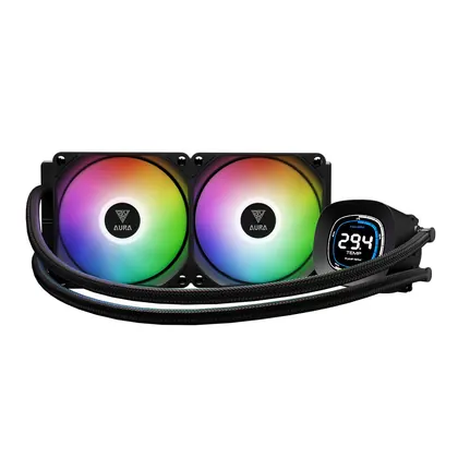 WATER COOLER GAMDIAS AURA GL 240 DIGITAL ARGB AMD/INTEL PRETO