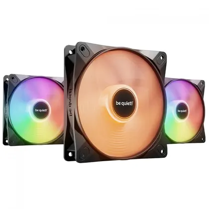 Kit Fan Com 3 Unidades Be Quiet Light Wings LX, ARGB, 120mm, PWM, Preto, BL124