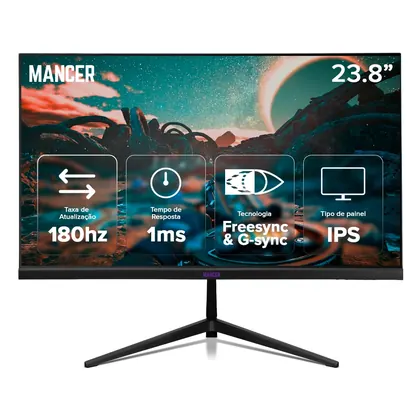 Monitor Gamer Mancer Valak Z3HS, 23.8 Pol, IPS, 2K, 1ms, 180Hz, HDMI/DP, MCR-VKZ3HS-BL01