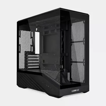 Gabinete Gamer LIAN LI V100R MINI, Mid Tower, Preto, Sem Fonte, OE809RX-BLACK