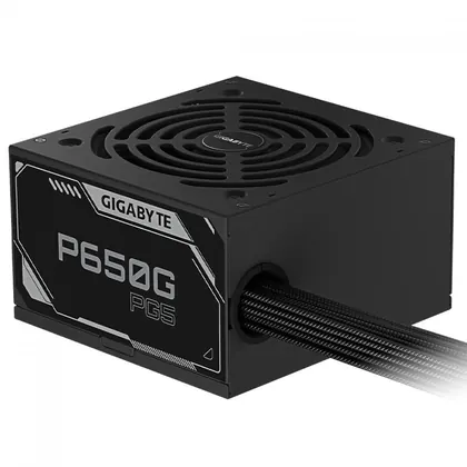 Fonte Gigabyte GP-P650G PG5, 650W, 80 Plus Gold, PFC Ativo, PCIe 5.1, ATX 3.1, Preta